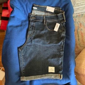 Denim Bermuda shorts